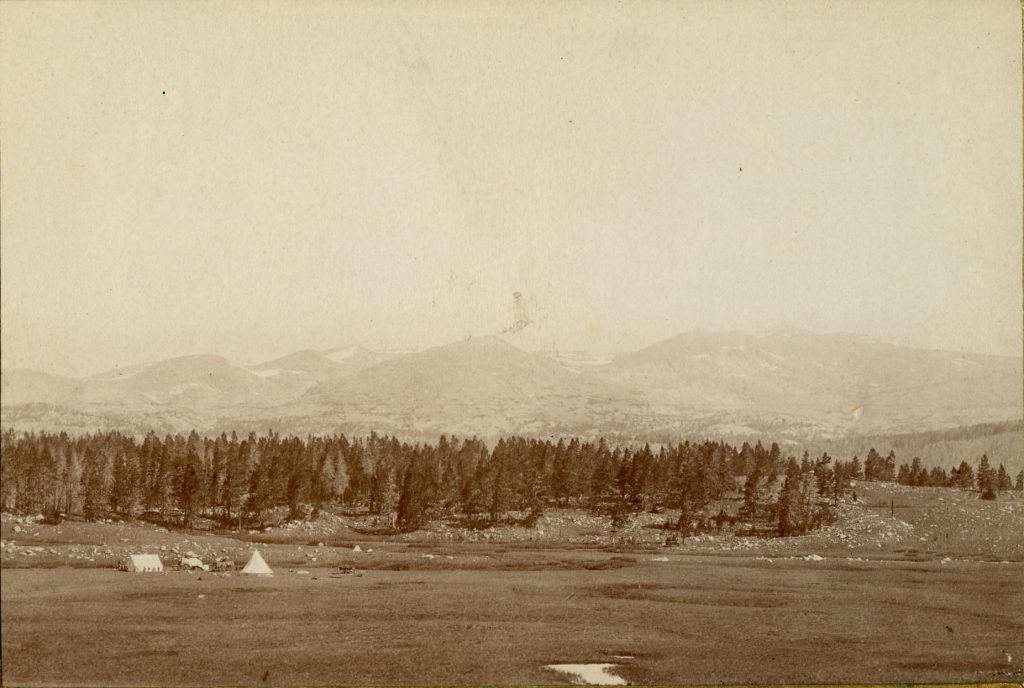 historic sepia photo of a landscape